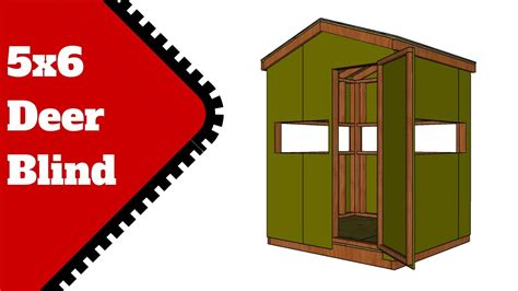 deer box blind plans metal|deer blind plans 5x6.